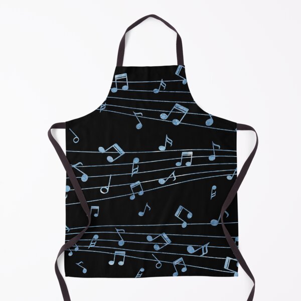 Item preview, Notas musicales de acuarela azul designed and sold by Primroaddesigns.