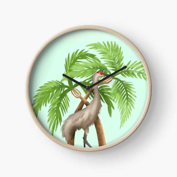 Florida Inspired Crane Clock