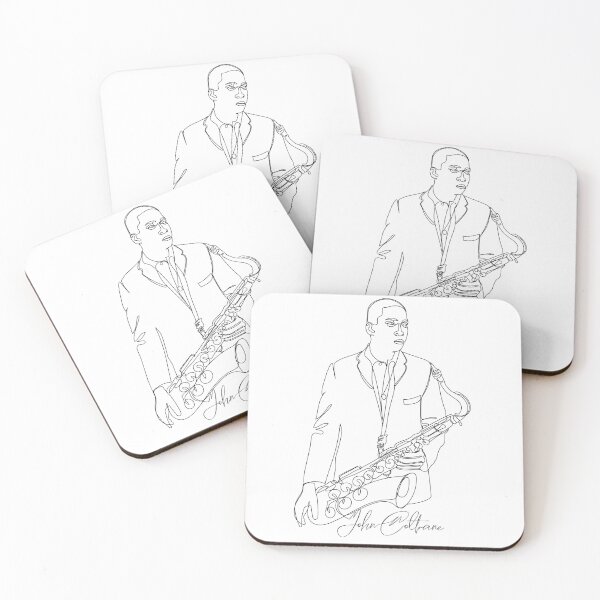 Item preview, Coltrane one line art jazz  designed and sold by come.