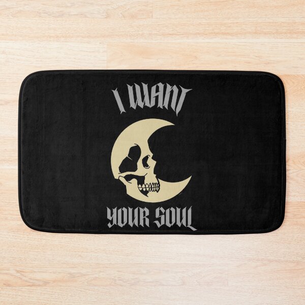 Item preview, Skull on Moon I Want Your Soul Halloween 2020 designed and sold by aronia.