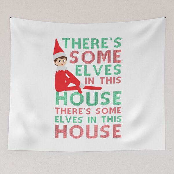 Item preview, There's Some Elves In This House designed and sold by kjanedesigns.
