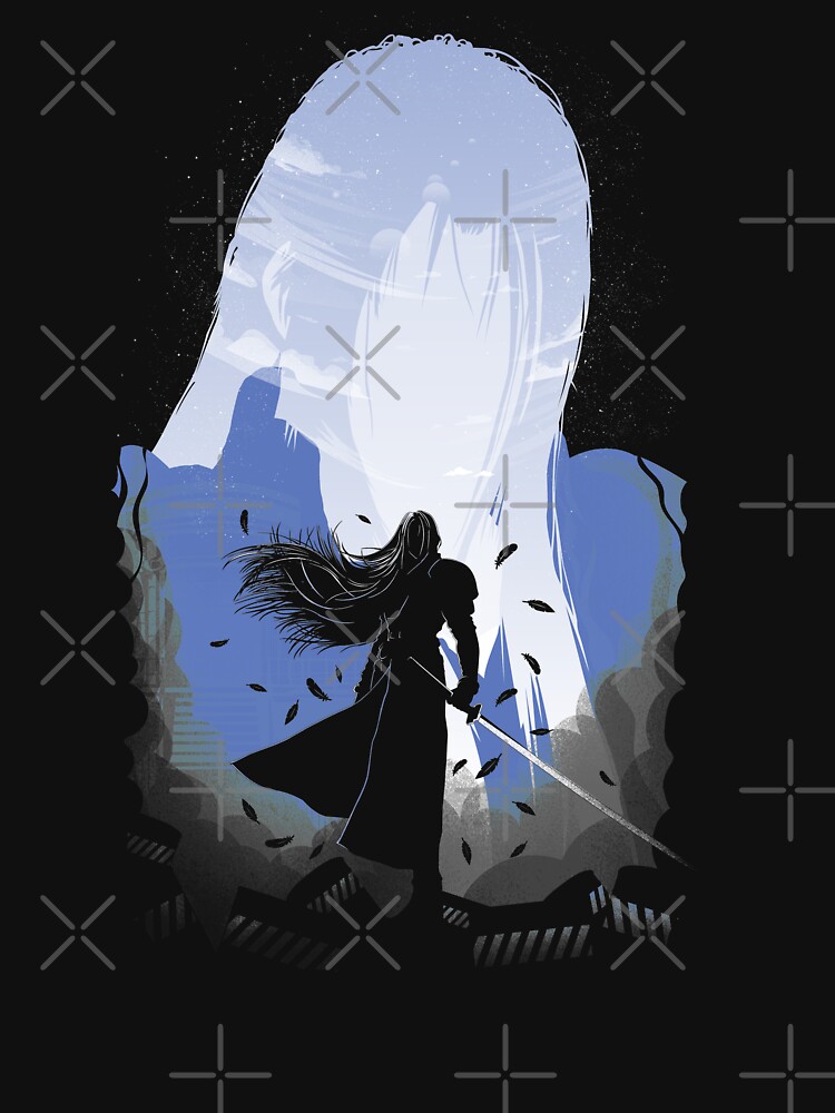 Thumbnail 7 of 7, Essential T-Shirt, The One Wing Angel designed and sold by Donnie Art.