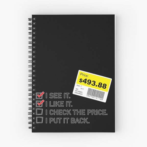 Item preview, I SEE IT. I LIKE IT. I CHECK THE PRICE. I PUT IT BACK. designed and sold by MBartistic.