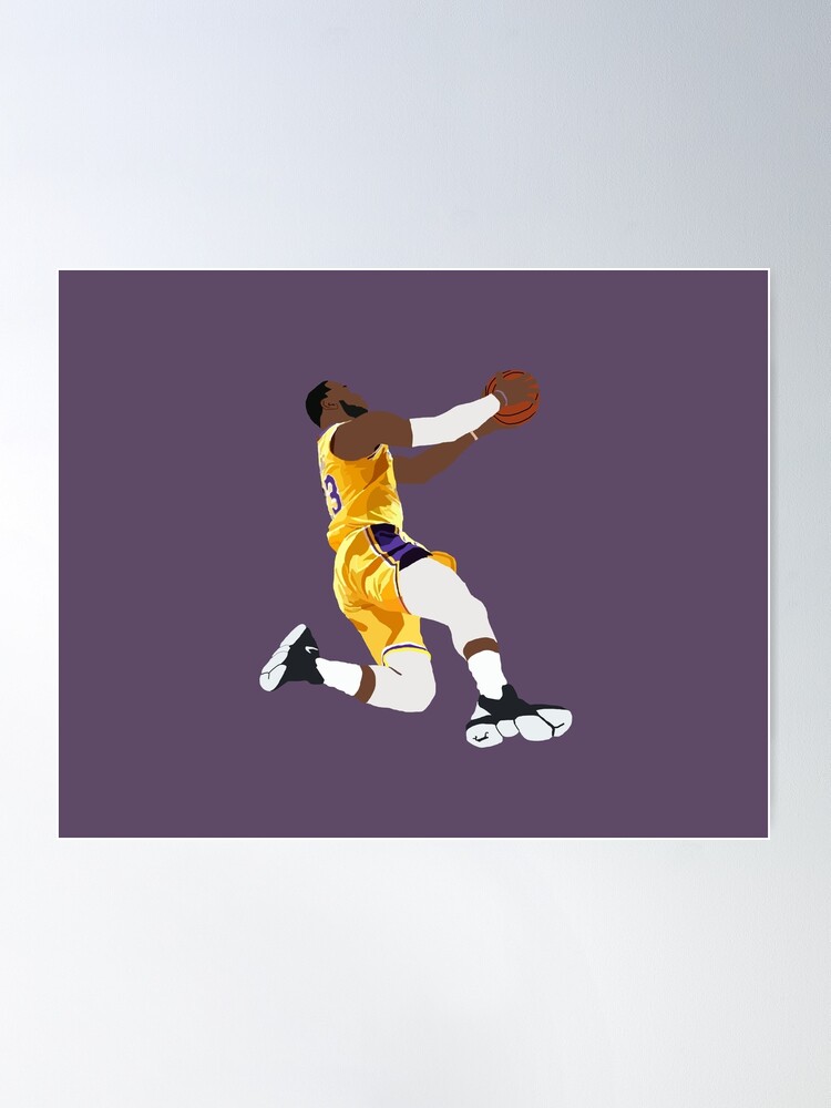 Lebron James Dunk NBA Matte Finish Paper Print Poster 12 x 18 inch  (Multicolor) : : Home & Kitchen