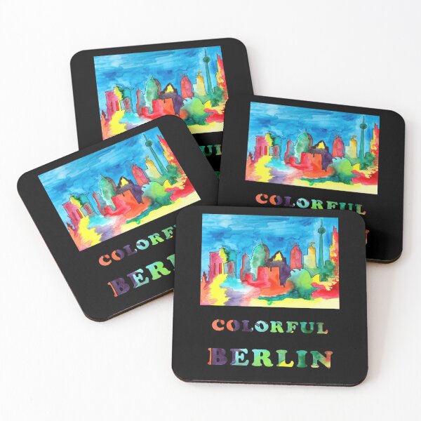 Item preview, Colorful Berlin - watercolor sketch of Berlin landmarks designed and sold by ElenaEhrenberg.