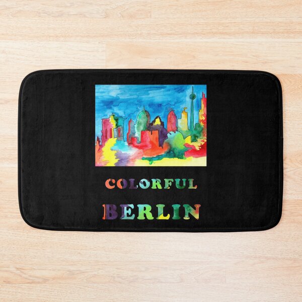 Item preview, Colorful Berlin - watercolor sketch of Berlin landmarks designed and sold by ElenaEhrenberg.