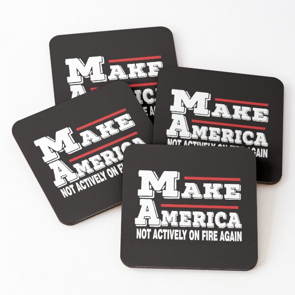 Item preview, make america not actively on fire again designed and sold by Majesticoo.