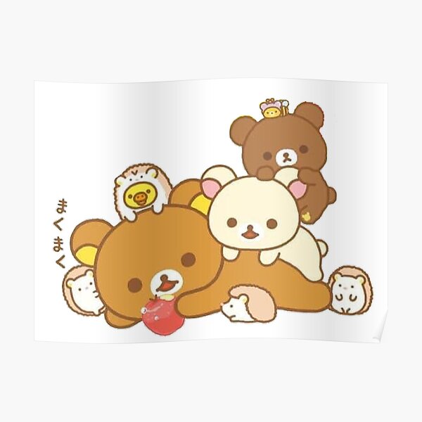 Rilakkuma fruit Poster