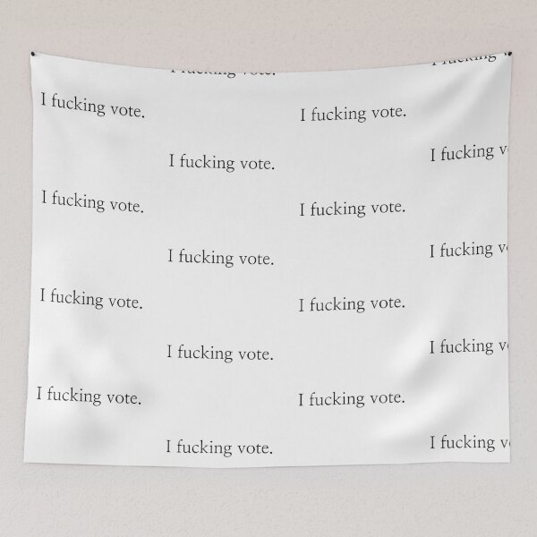 Item preview, i vote designed and sold by quinnsredbubble.