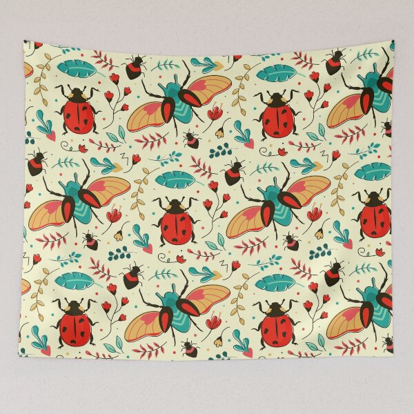 Item preview, Tiny Insects And Flowers designed and sold by Vector Scout Lab.