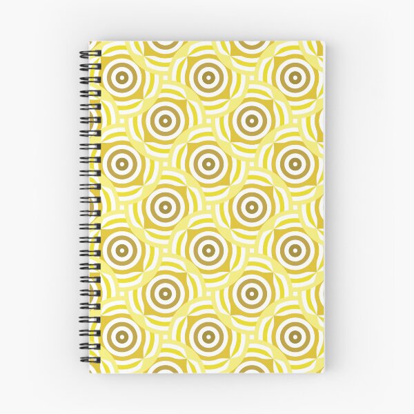 Item preview, Leafy Circles Geometric Pattern – Yellow designed and sold by RoguePatterns.
