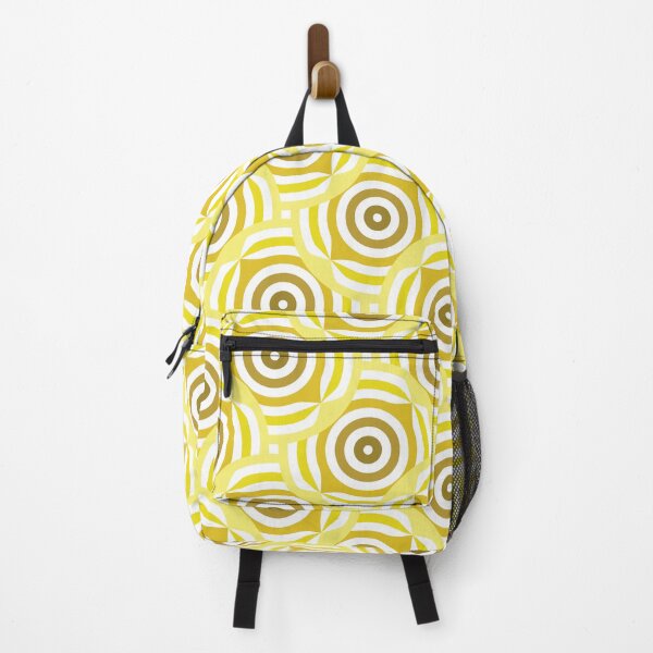 Item preview, Leafy Circles Geometric Pattern – Yellow designed and sold by RoguePatterns.