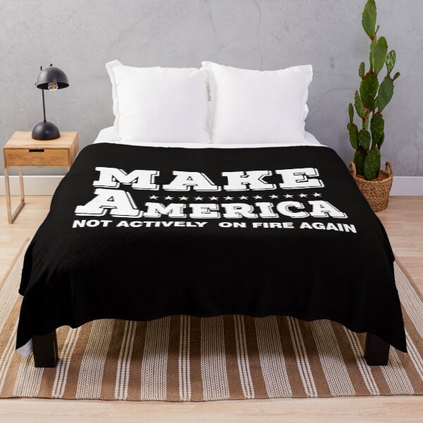 Item preview, make america not actively on fire again designed and sold by Majesticoo.