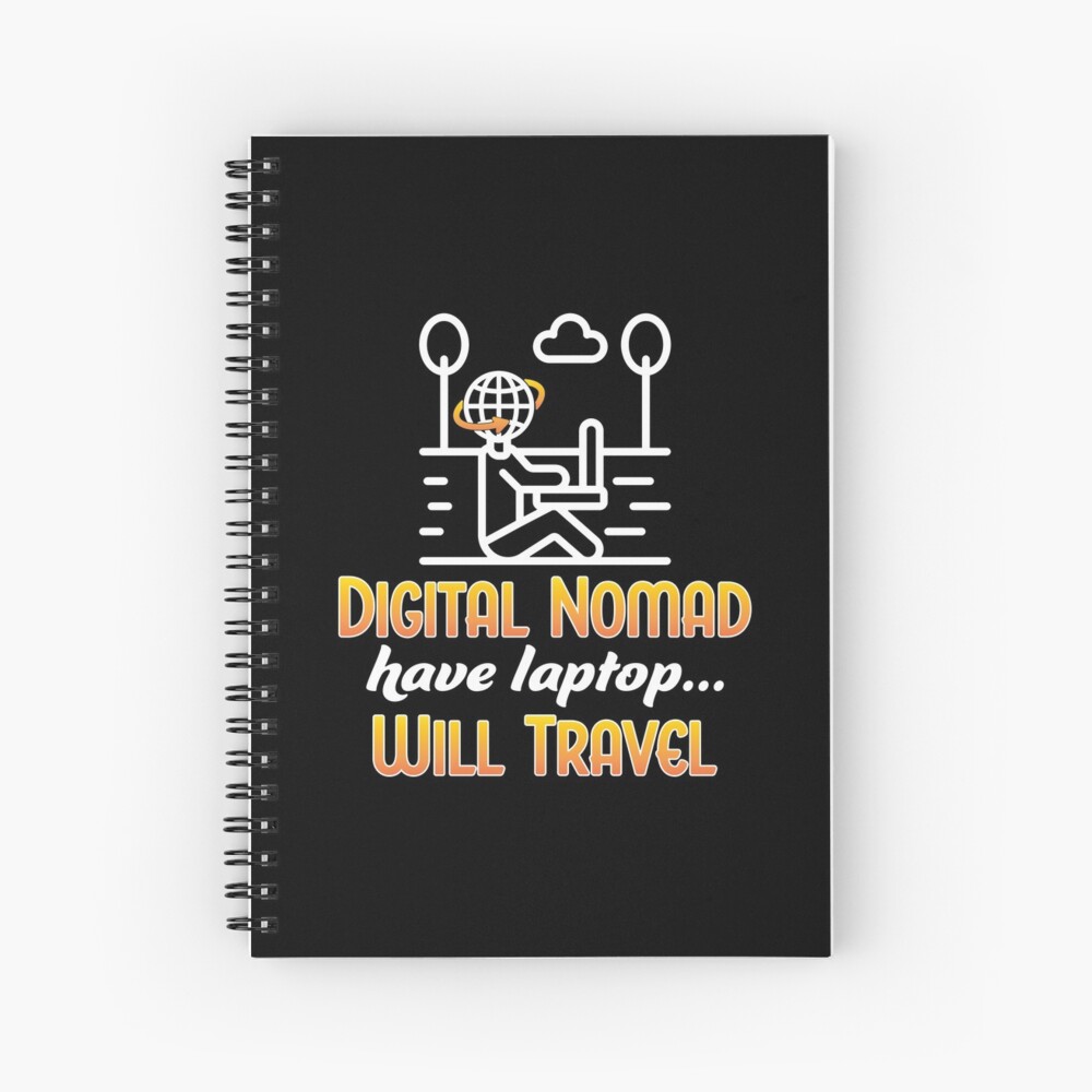 Digital Nomad. Spiral Notebook