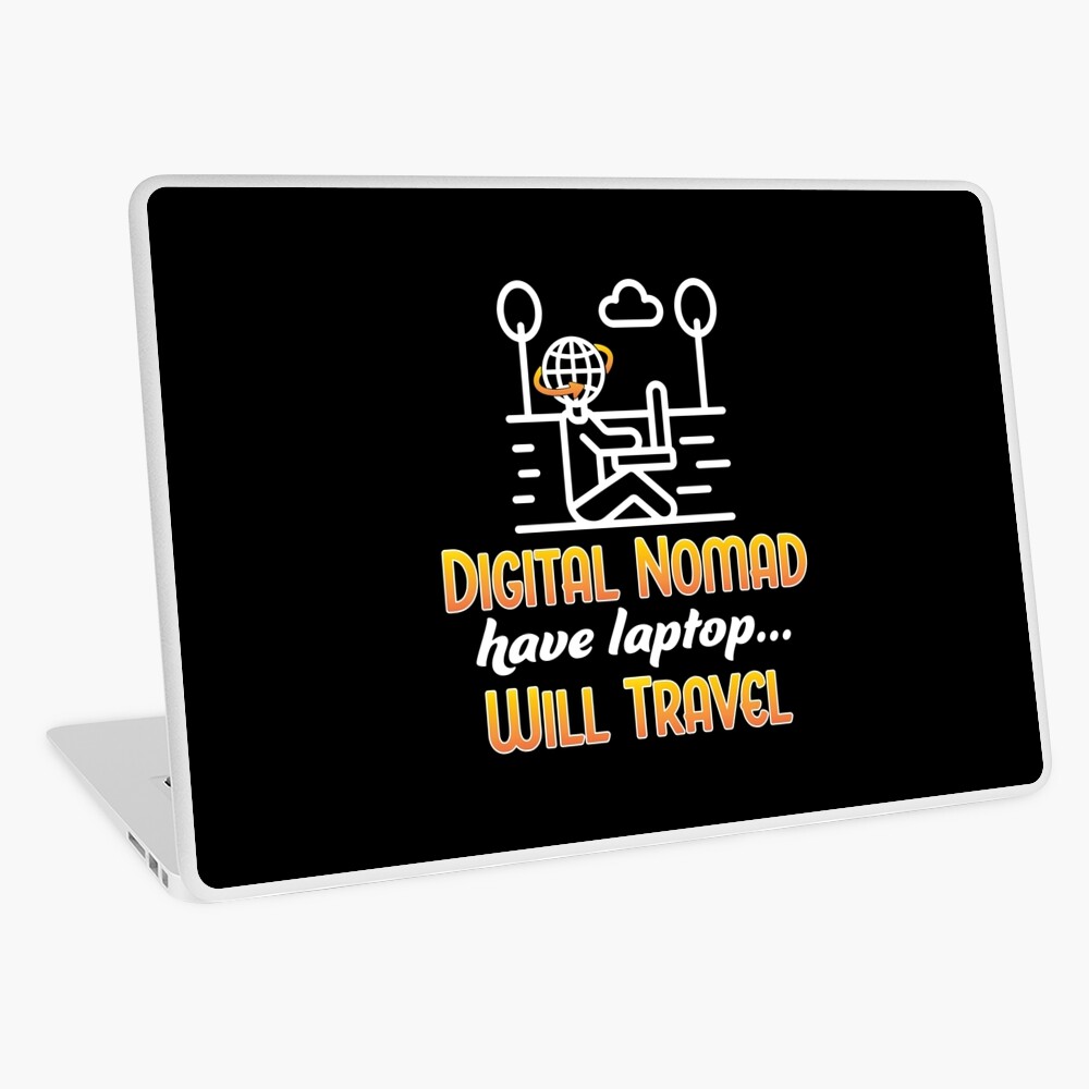 Digital Nomad. Laptop Skin