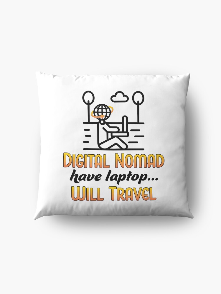 Alternate view of Digital Nomad. Floor Pillow