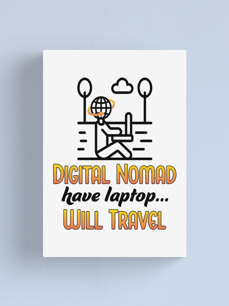 Alternate view of Digital Nomad. Canvas Print