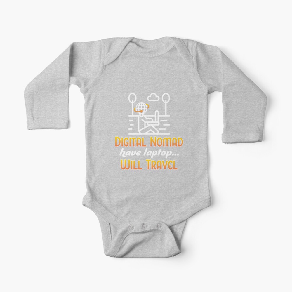 Digital Nomad. Baby One-Piece