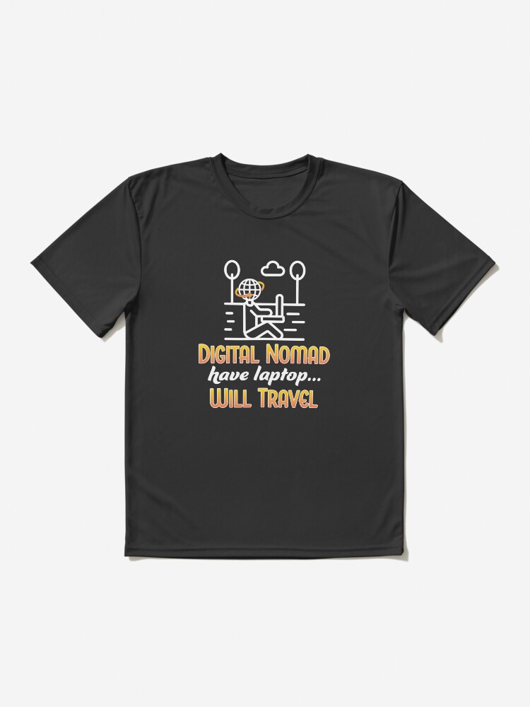 Alternate view of Digital Nomad. Active T-Shirt