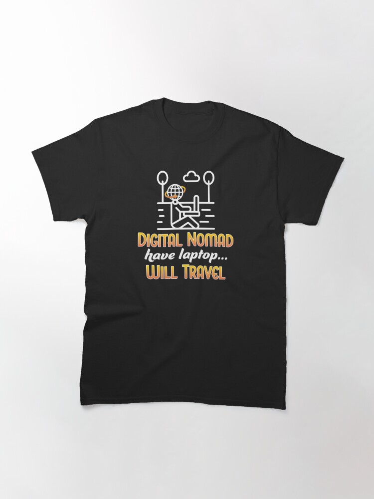 Alternate view of Digital Nomad. Classic T-Shirt