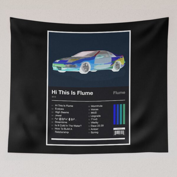 Item preview, Hi This Is Flume Tracklist (Inverted) designed and sold by TOURETTESBOYLOL.