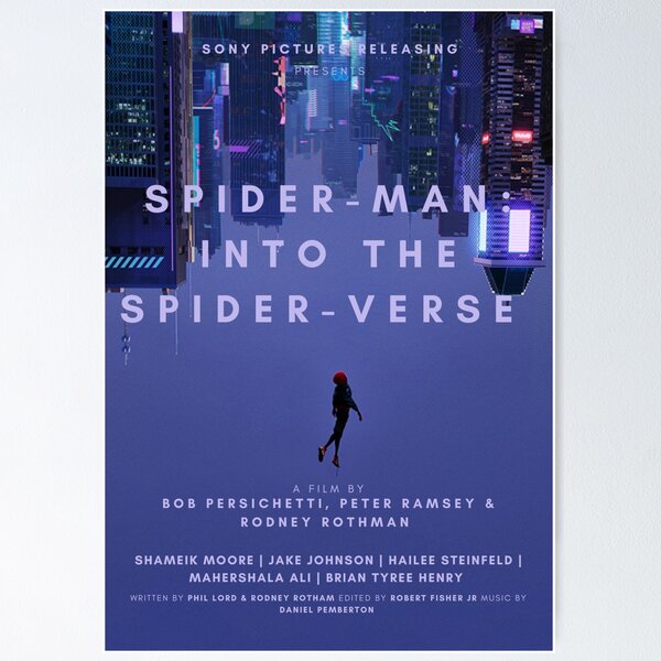Item preview, INTO THE SPIDER-VERSE POSTER designed and sold by mikceys.