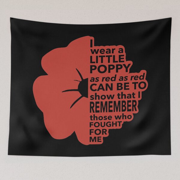 Item preview, Poppy Poem For Remembrance Day designed and sold by CoolYule.