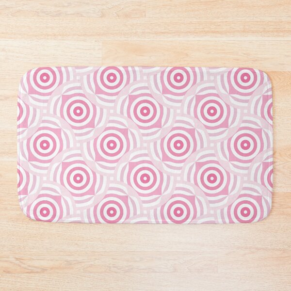 Item preview, Leafy Circles Geometric Pattern – Pink designed and sold by RoguePatterns.