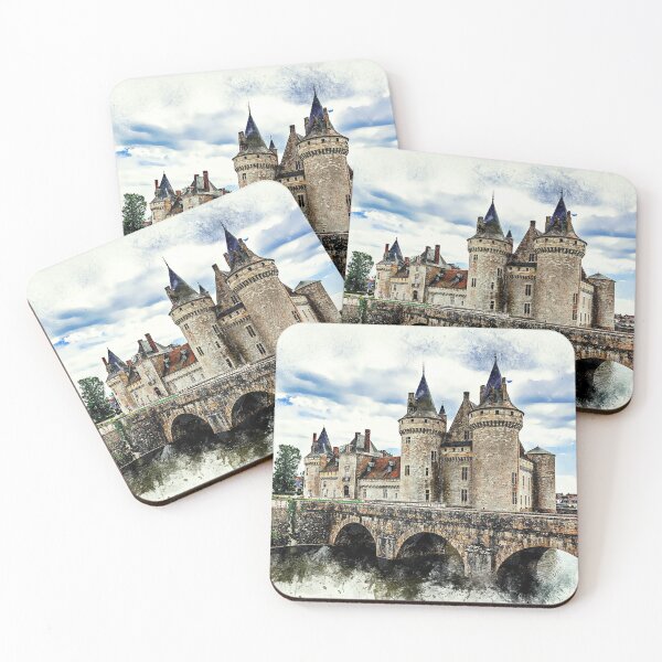 Item preview, Old medieval castle (сhateau) de Sully sur Loire. Loire Valley, France designed and sold by Newlander90.