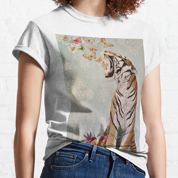 Detroit Neo-Tiger Adult T-Shirt 2XL / Heather Gray