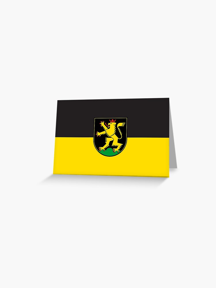 Heidelberg Flag, Baden-Württemberg, Germany Greeting Card for