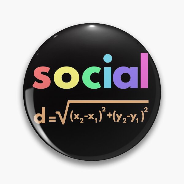 Item preview, Social Distance Formula Math designed and sold by 30.Dec.
