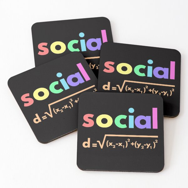 Item preview, Social Distance Formula Math designed and sold by 30.Dec.
