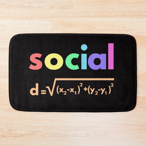Item preview, Social Distance Formula Math designed and sold by 30.Dec.