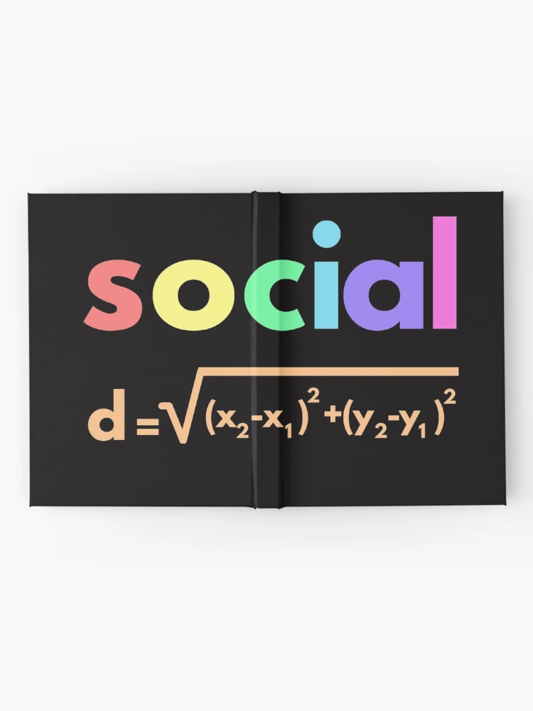 Thumbnail 2 of 3, Journal, Social Distance Formula Math designed and sold by 30.Dec.