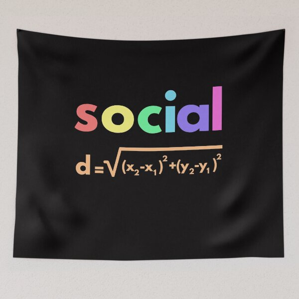Item preview, Social Distance Formula Math designed and sold by 30.Dec.