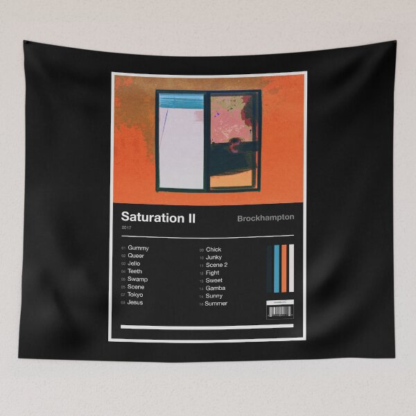 Item preview, Saturation II Tracklist (Inverted) designed and sold by TOURETTESBOYLOL.
