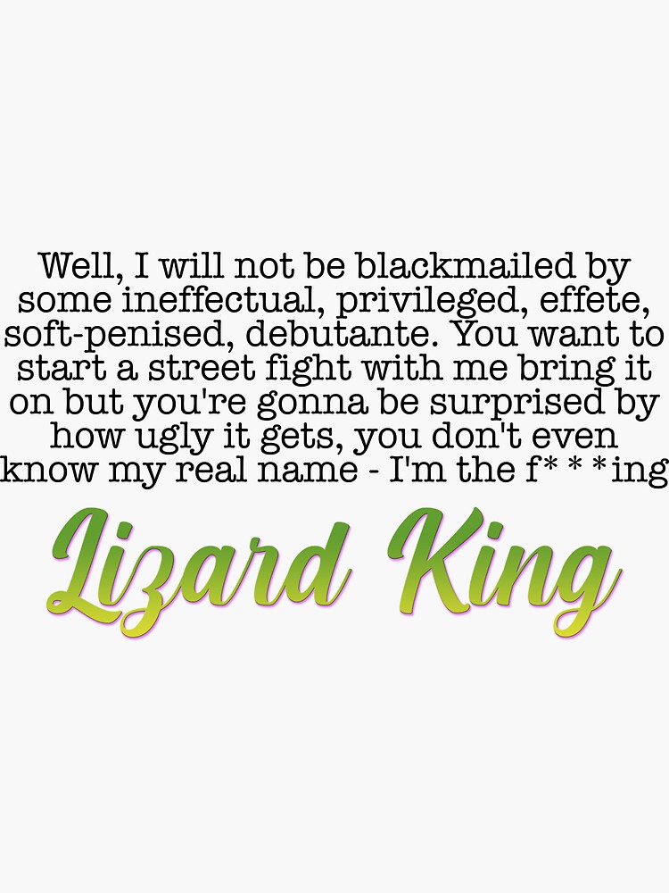 "Lizard King The Office Robert California Character Funny Quote