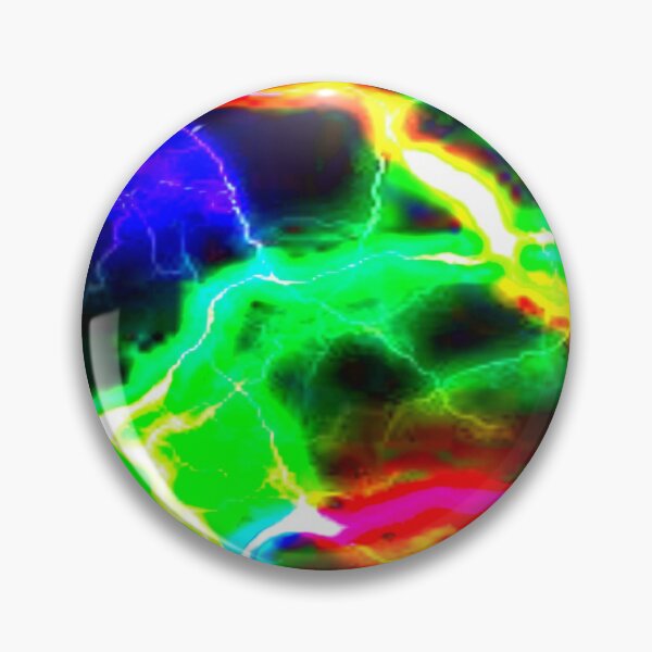 Item preview, Shocking Neon Green Blue Orange on Black designed and sold by mwagie.