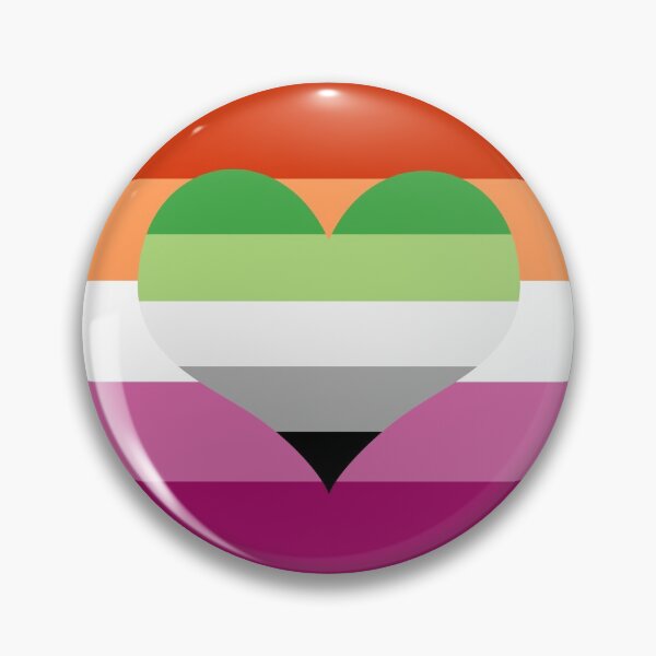 Item preview, Aromantic Lesbian Pride Flag designed and sold by DarkVulpine.