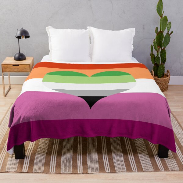 Item preview, Aromantic Lesbian Pride Flag designed and sold by DarkVulpine.