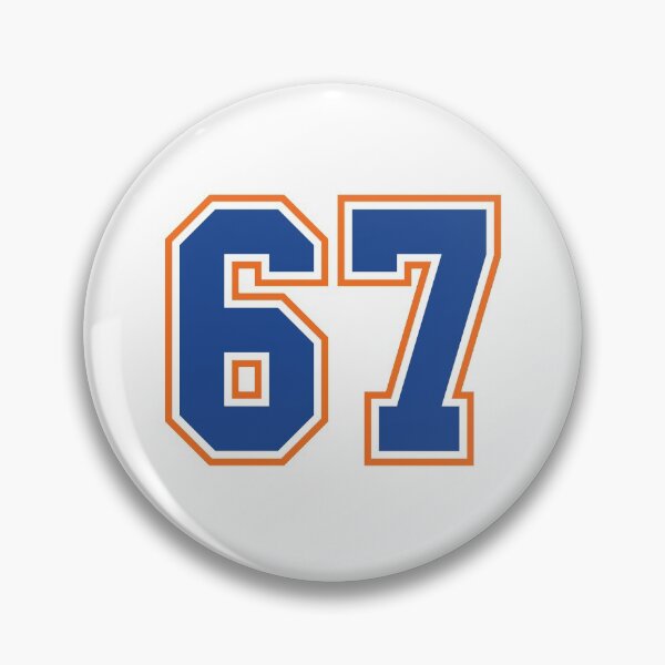 Item preview, Sixty-Seven Jersey Number Sports 67 designed and sold by HelloFromAja.