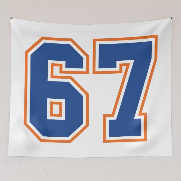 Item preview, Sixty-Seven Jersey Number Sports 67 designed and sold by HelloFromAja.