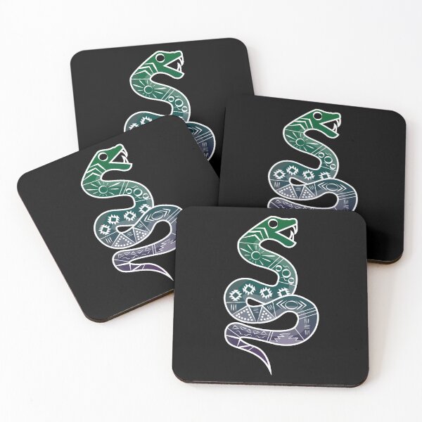 Item preview, Mexican Aztec Snake Design Green and purple designed and sold by Jake Purcell.