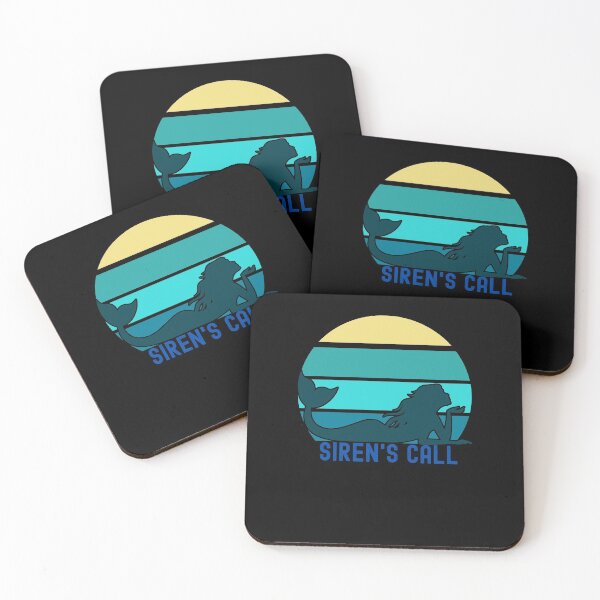 Item preview, Siren's Call Siren Mermaid Sunset Ocean Sea Fisherman Tale Cryptid Cryptozoology  designed and sold by RKSDesigns.