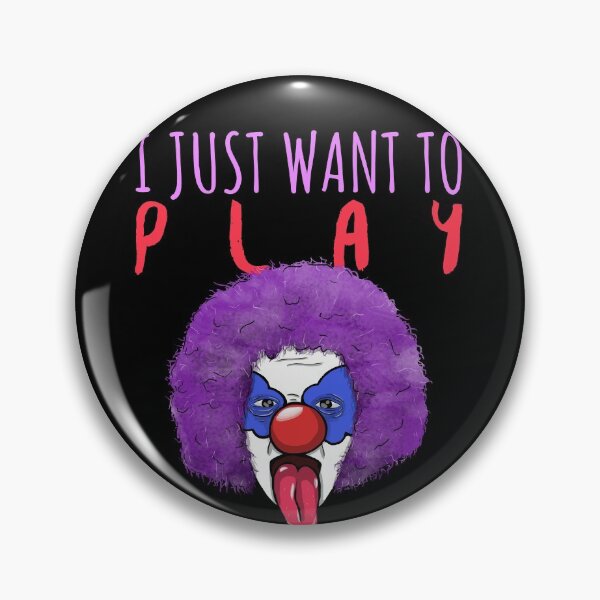 Item preview, Clown  I just want to play Halloween 2020 designed and sold by aronia.