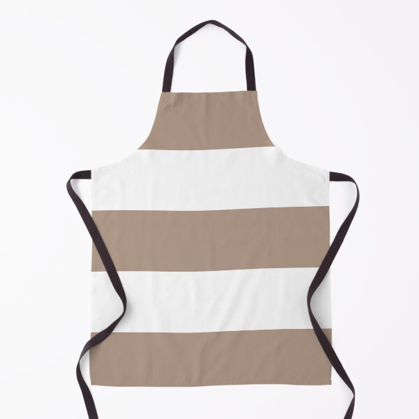Item preview, Large TAUPE and WHITE Horizontal STRIPES designed and sold by RachelMacht.