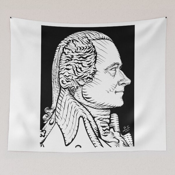 Aperçu de l'œuvre Portrait à l'encre ALEXANDER HAMILTON créée et vendue par lautir.