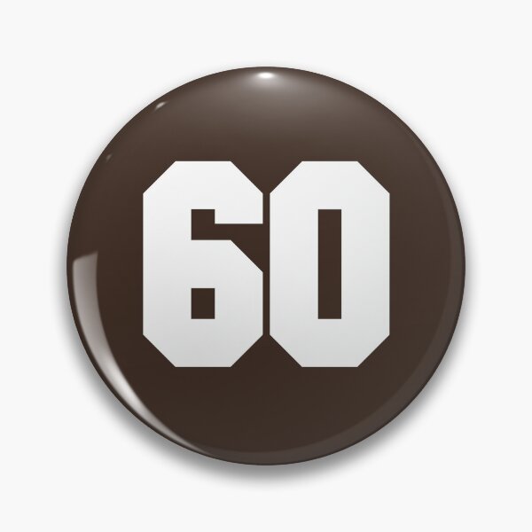 Item preview, 60 Number Cleveland Sports Sixty Brown Jersey designed and sold by HelloFromAja.