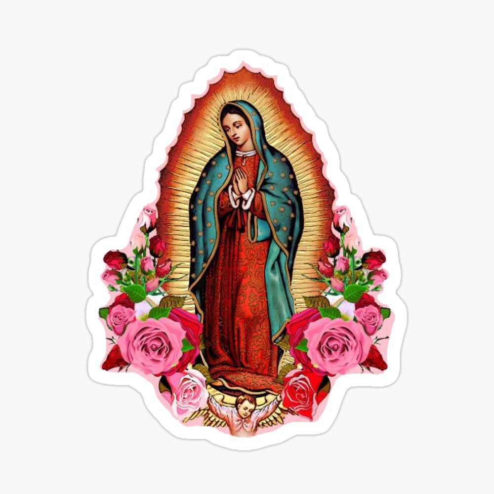 La rosa de Guadalupe (our lady of mercy) | Sticker